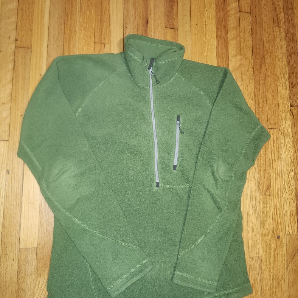 MEC Olive Quarter-Zip Fleece Pullover